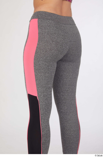 Mia Brown buttock dressed grey leggings sports thigh 0002.jpg